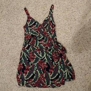 Forever 21 Tropical wrap dress